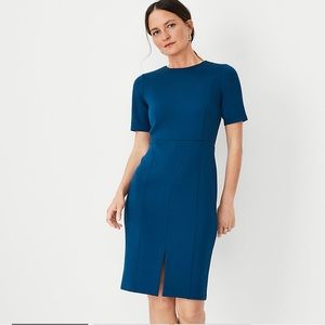 Ann Taylor Front Slit Sheath Dress Sz 2P